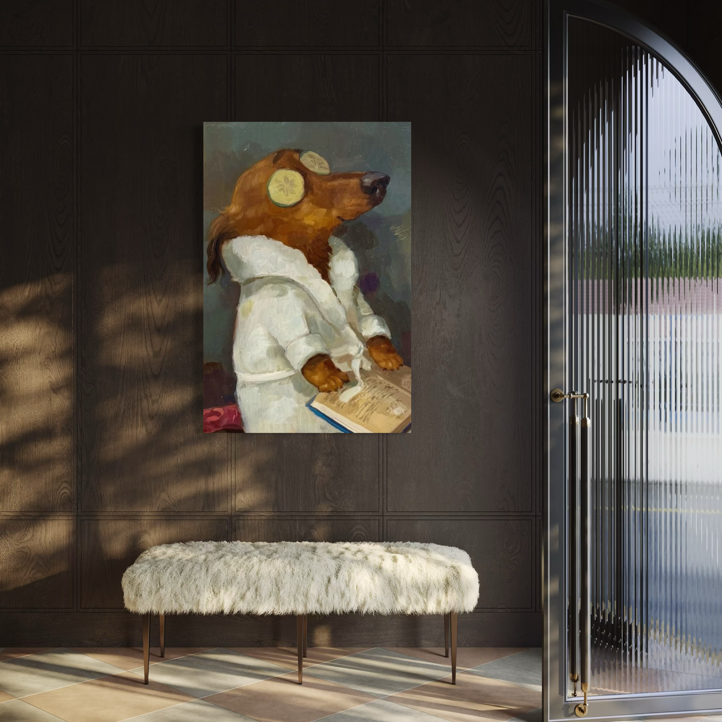 Cuadro decorativo canvas Perro 003