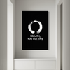 Cuadro decorativo canvas Breath, you got this