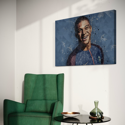 Cuadro decorativo canvas Mbappé 003