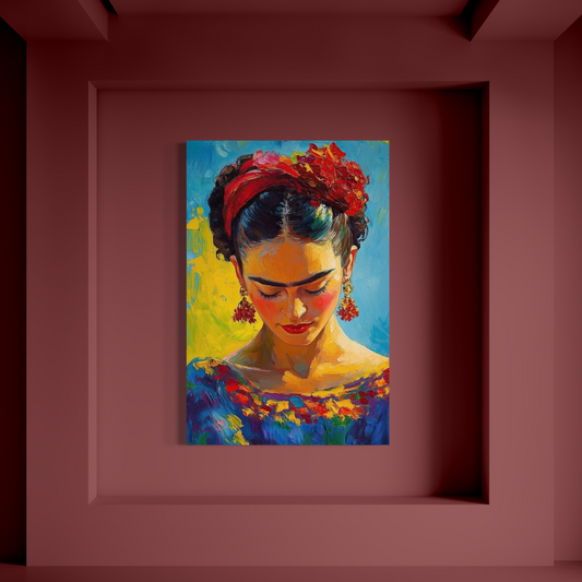 Cuadro decorativo canvas Frida 007