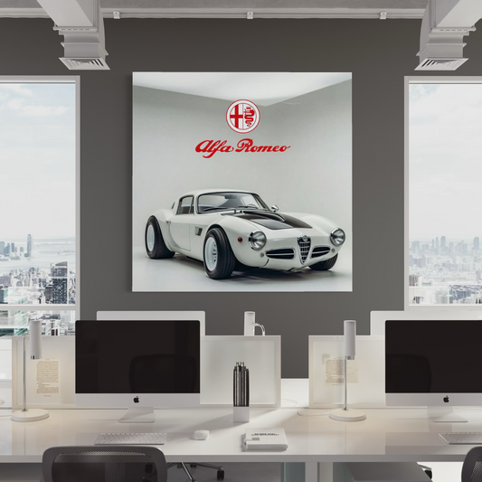 Cuadro decorativo canvas Alfa Romeo Giulia Tubolare Zagato