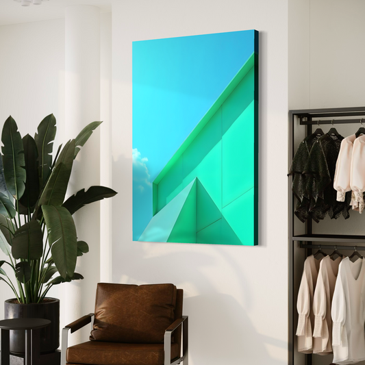 Cuadro decorativo canvas Arquitectura minimalista 003