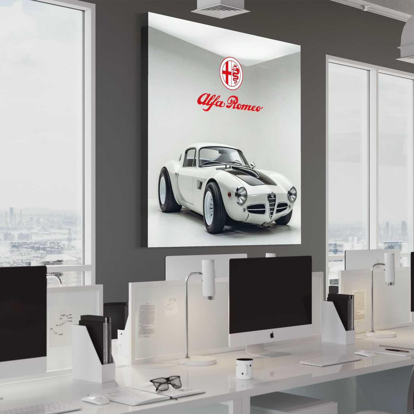 Cuadro decorativo canvas Alfa Romeo Giulia Tubolare Zagato