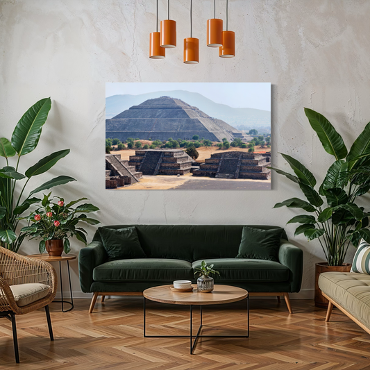 Cuadro decorativo canvas Piramide del sol 001