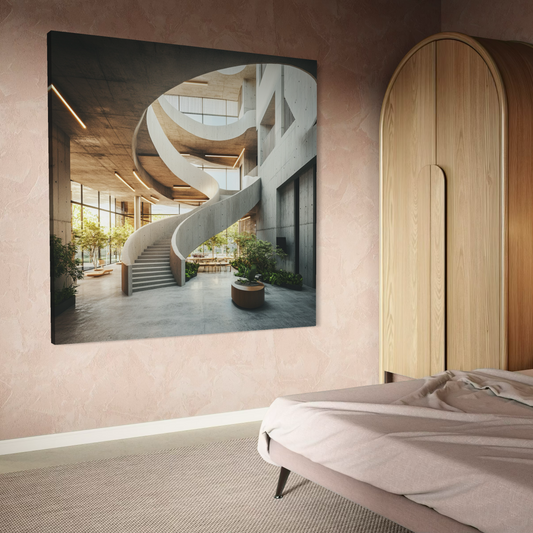 Cuadro decorativo canvas Arquitectura brutalista 006