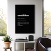 Cuadro decorativo canvas Ambition
