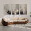 Set de 3 cuadros verticales Stone Mist