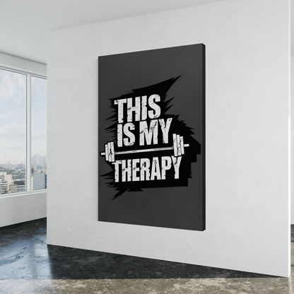 Cuadro decorativo canvas This is my therapy