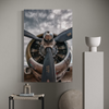 Cuadro decorativo canvas Biplano 002