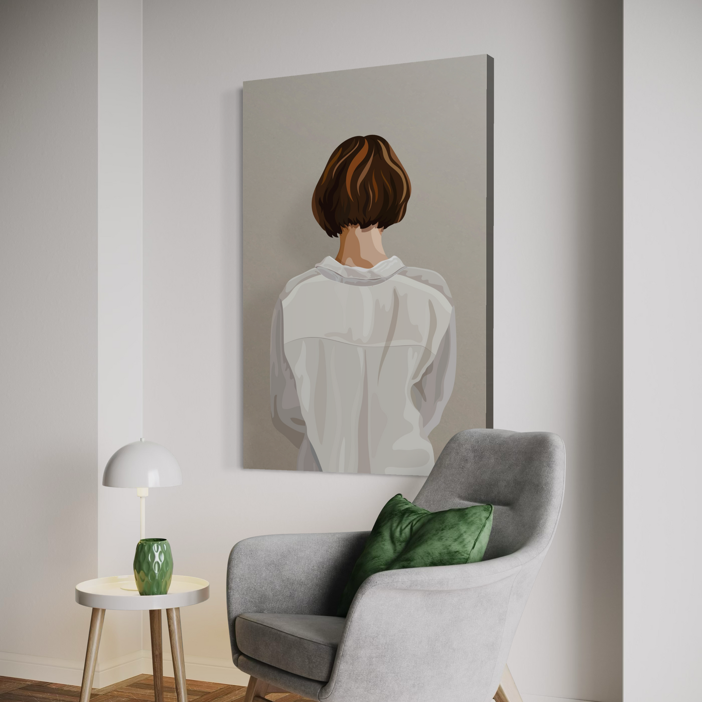 Cuadro decorativo canvas Mujer 005