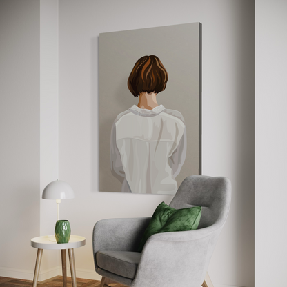 Cuadro decorativo canvas Mujer 005