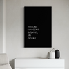 Cuadro decorativo canvas Discipline 004