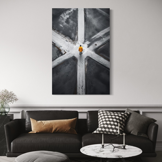 Cuadro decorativo canvas Punto de Partida