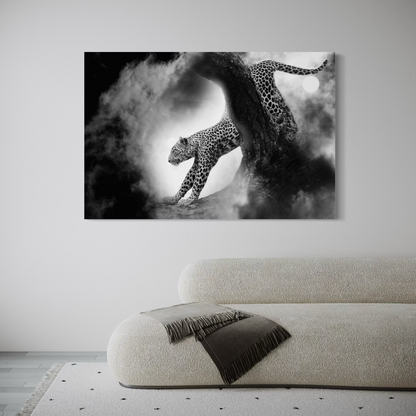 Cuadro decorativo canvas Jaguar 002