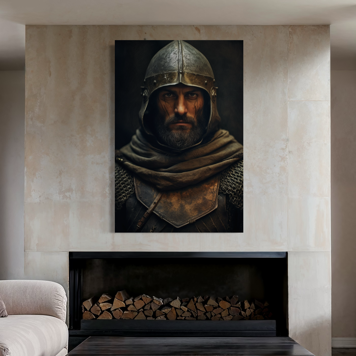 Cuadro decorativo canvas Caballero 001