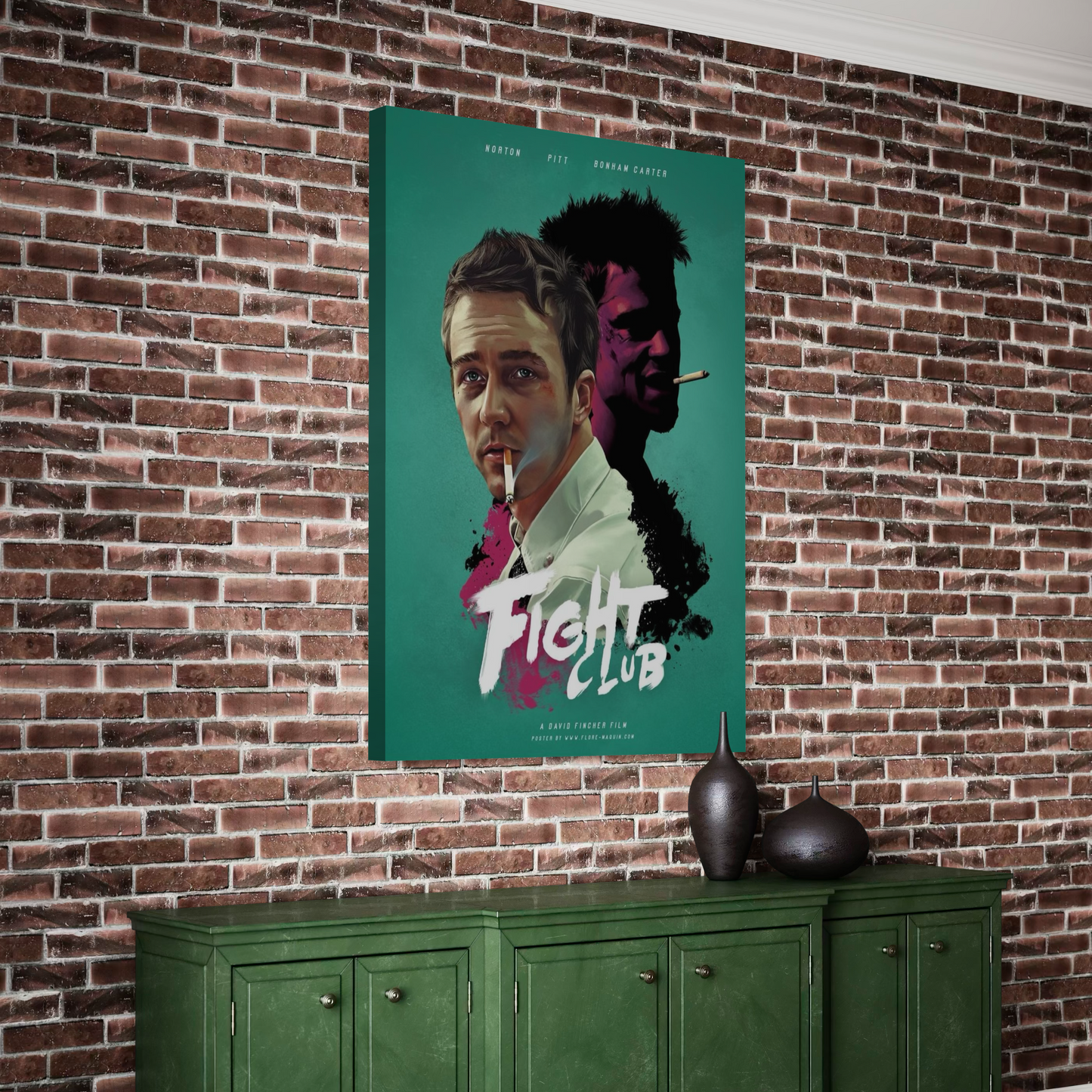 Cuadro decorativo canvas The fight club 005