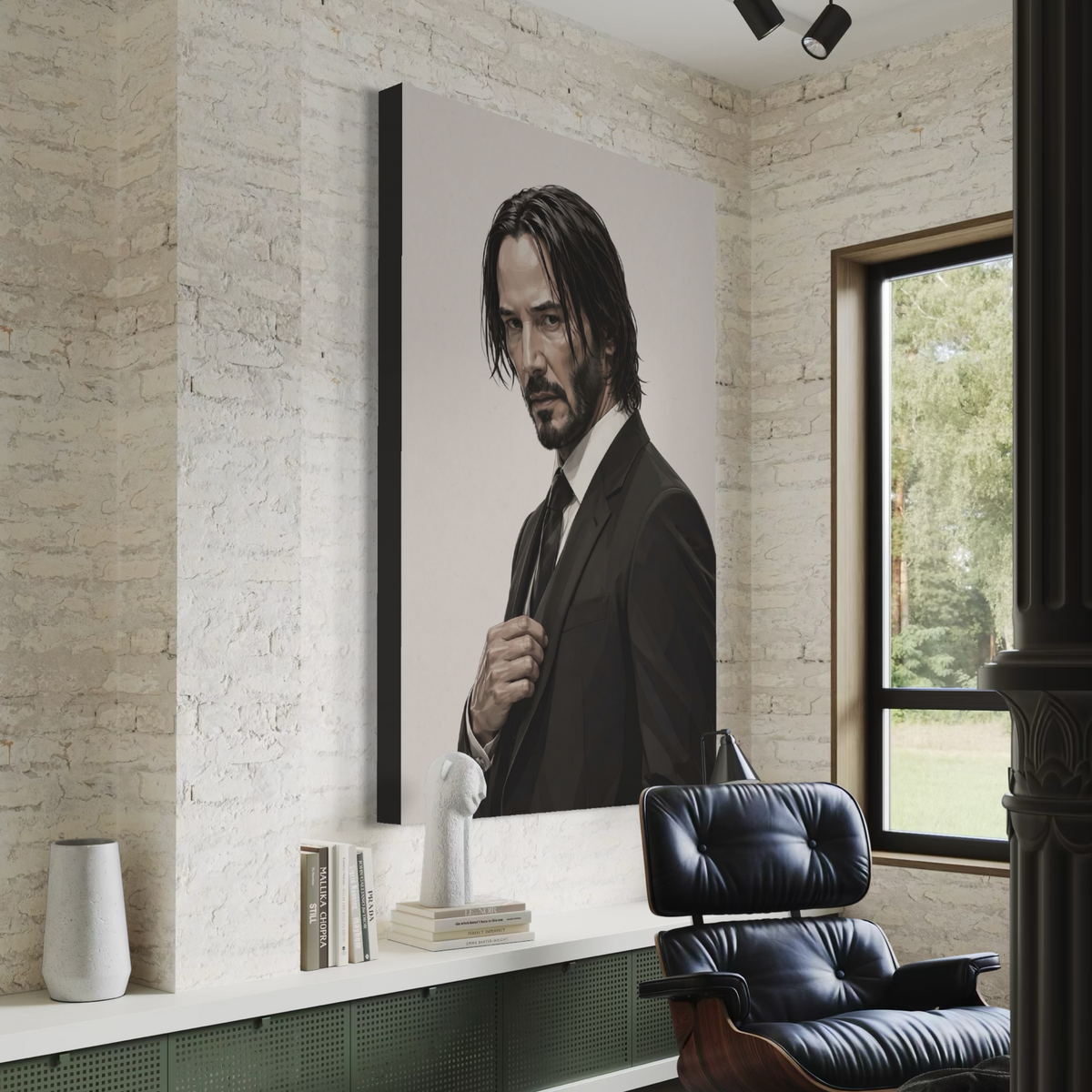 Cuadro decorativo canvas John Wick 004