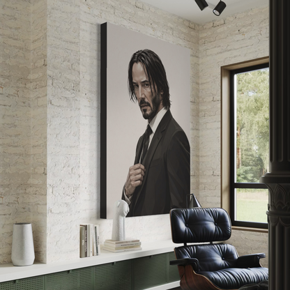 Cuadro decorativo canvas John Wick 004