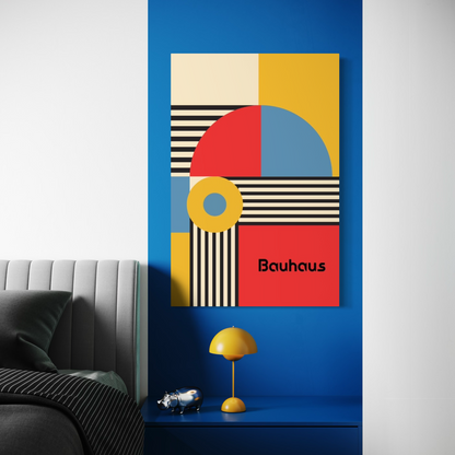 Cuadro decorativo canvas Bau Haus 012