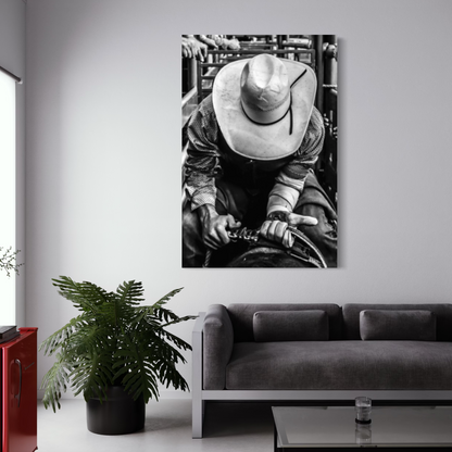 Cuadro decorativo canvas Cowboy