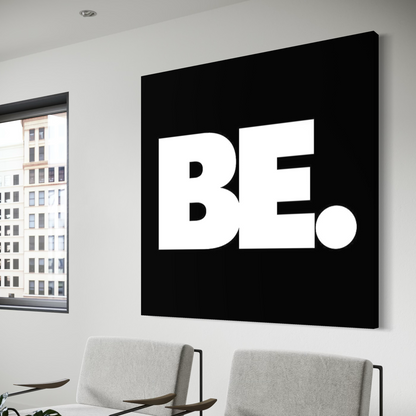 Cuadro decorativo canvas Be.