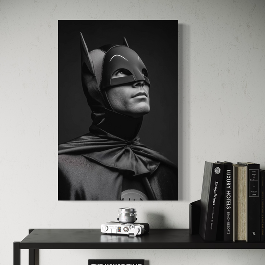 Cuadro decorativo canvas Batman Vintage