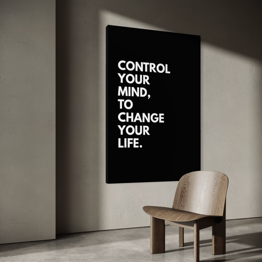 Cuadro decorativo canvas Control your mind