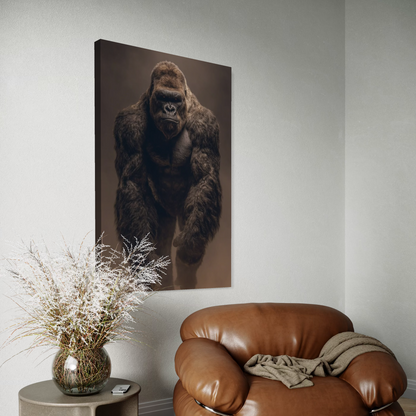 Cuadro decorativo canvas Gorila 003