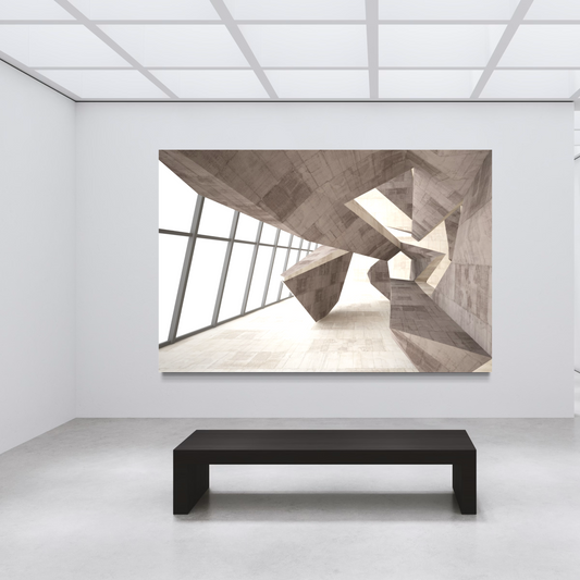 Cuadro decorativo canvas Arquitectura brutalista 003