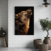 Cuadro decorativo canvas Lobo 008