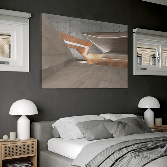Cuadro decorativo canvas Arquitectura brutalista 002
