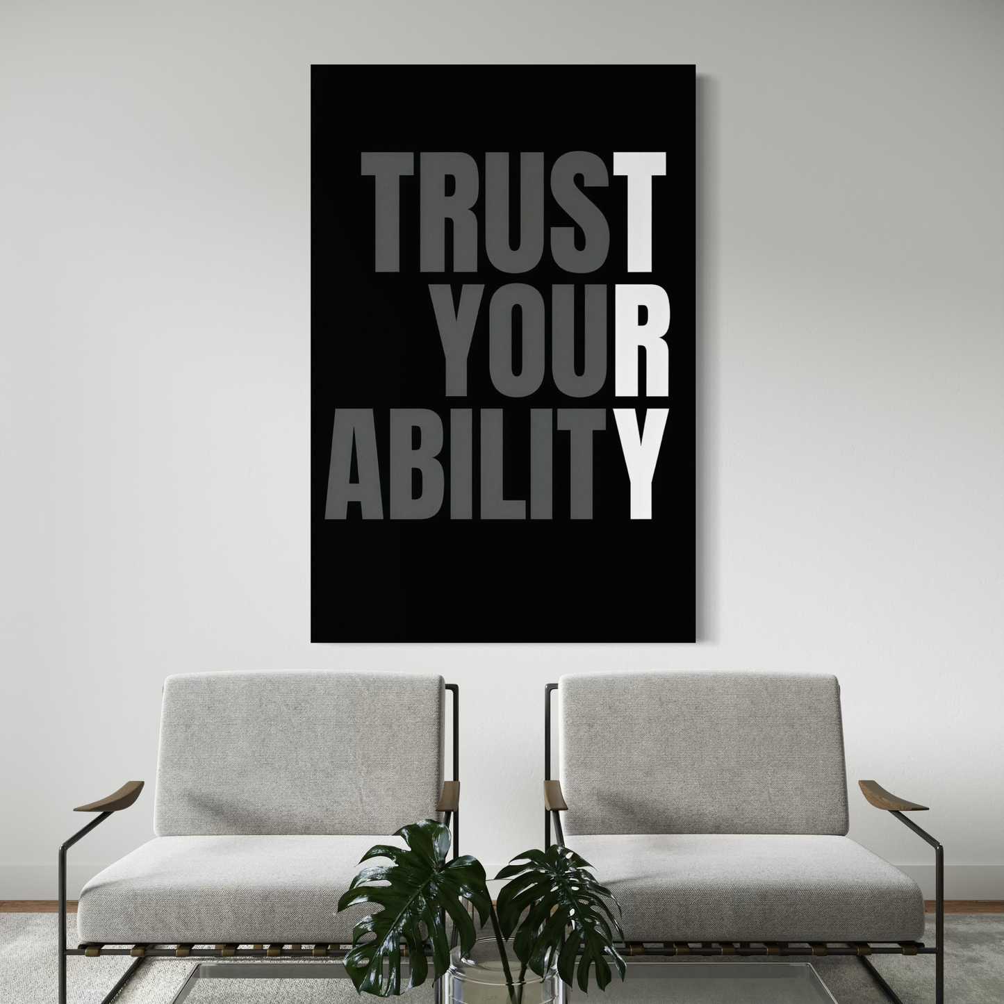 Cuadro decorativo canvas Trust your ability