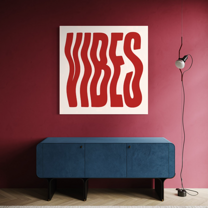 Cuadro decorativo canvas Vibes