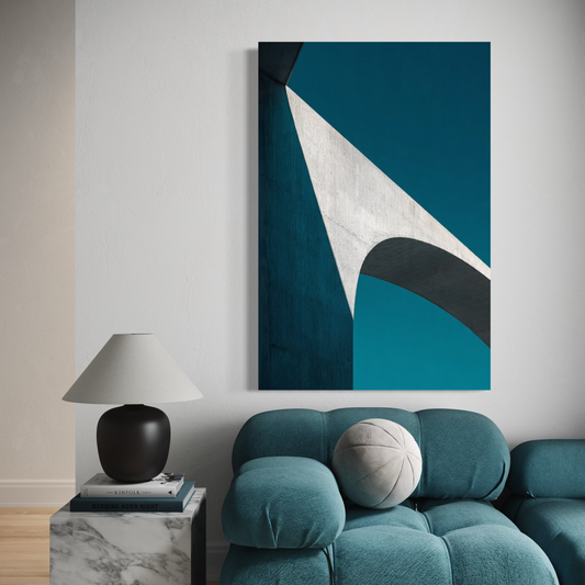 Cuadro decorativo canvas Arquitectura minimalista 010
