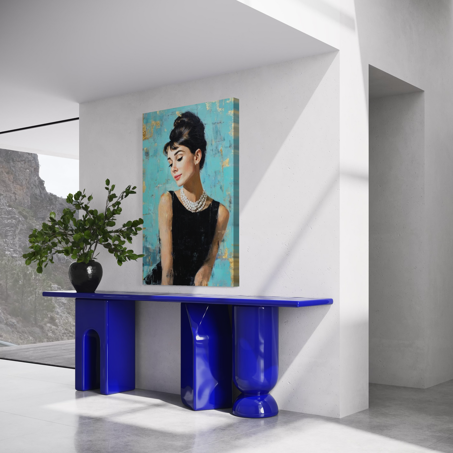 Cuadro decorativo canvas Audrey Hepburn 002