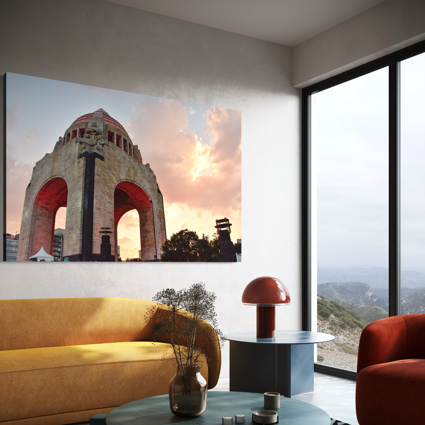 Cuadro decorativo canvas Monumento a la revolución 003