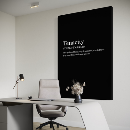 Cuadro decorativo canvas Tenacity
