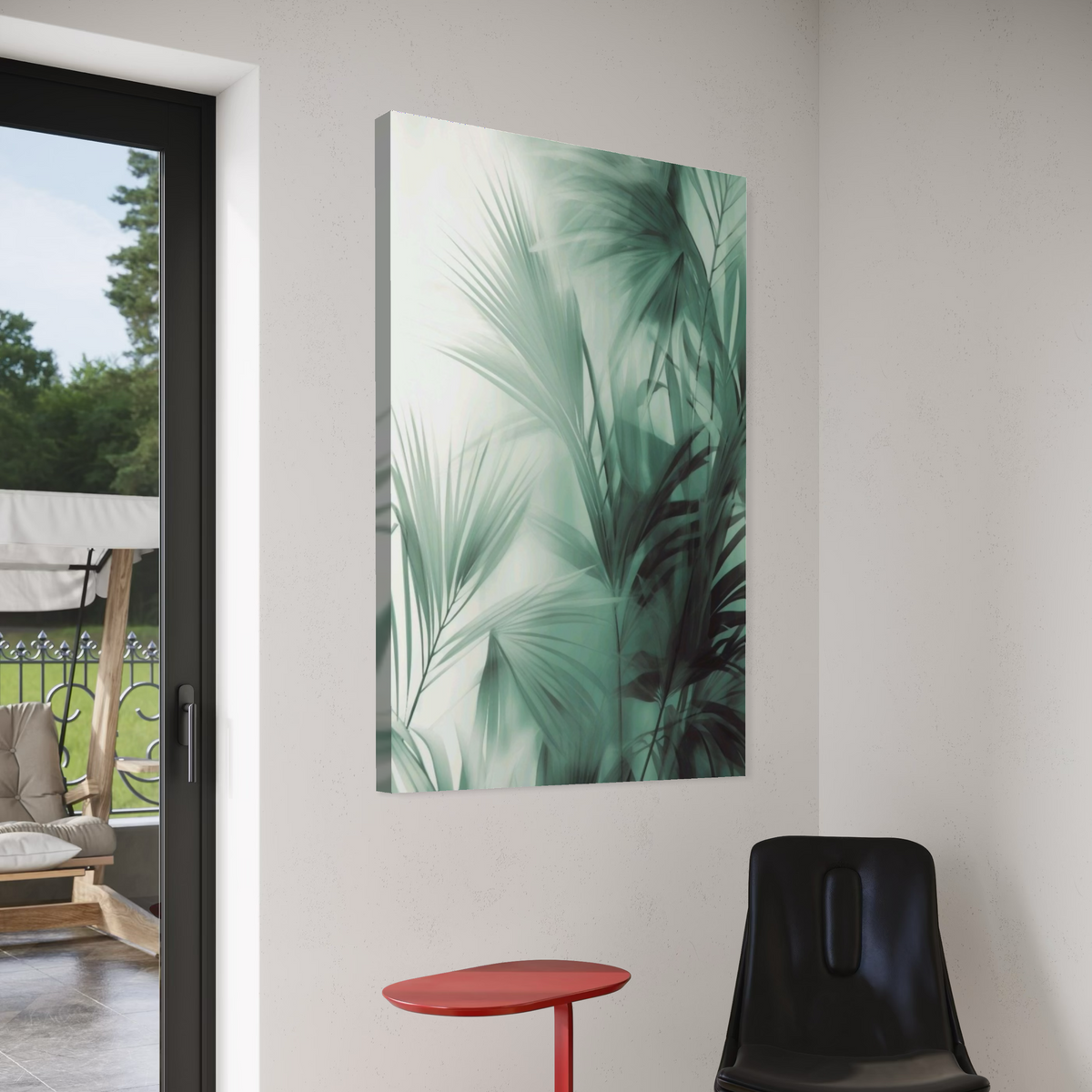 Cuadro decorativo canvas Palmera 004