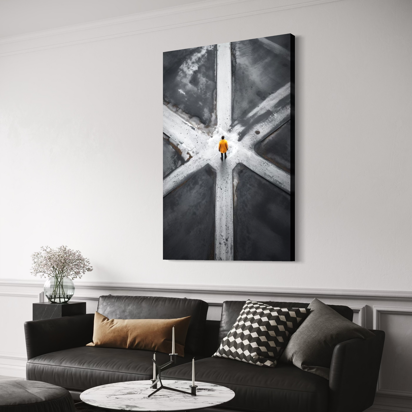 Cuadro decorativo canvas Punto de Partida