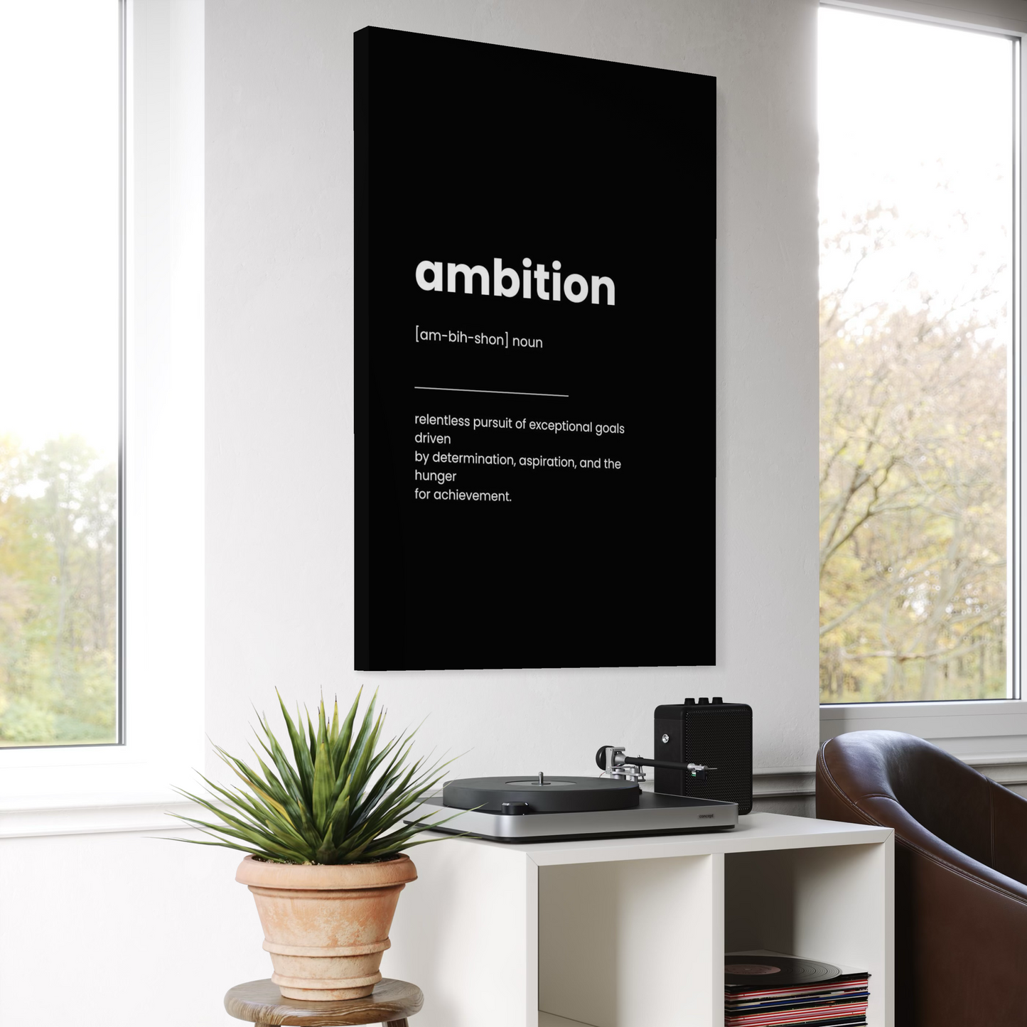 Cuadro decorativo canvas Ambition