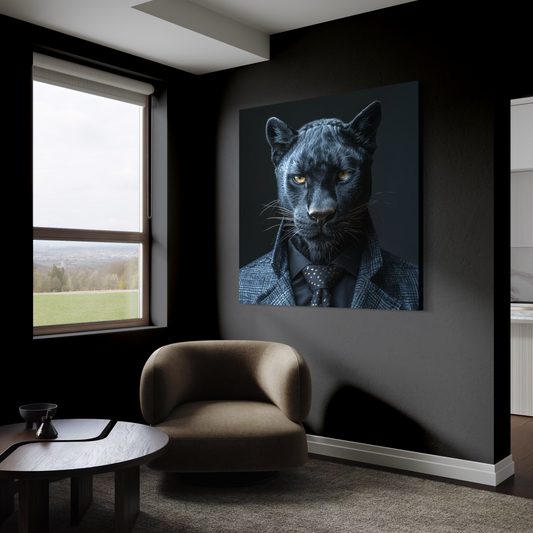 Cuadro decorativo canvas Pantera 005
