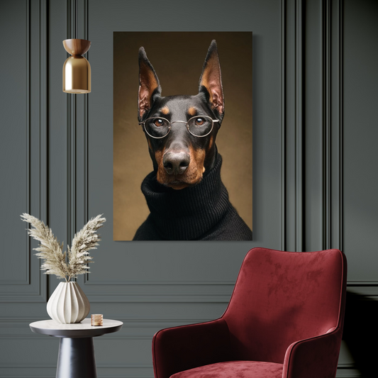 Cuadro decorativo canvas Perro 005