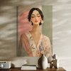 Cuadro decorativo canvas Blush Serenity