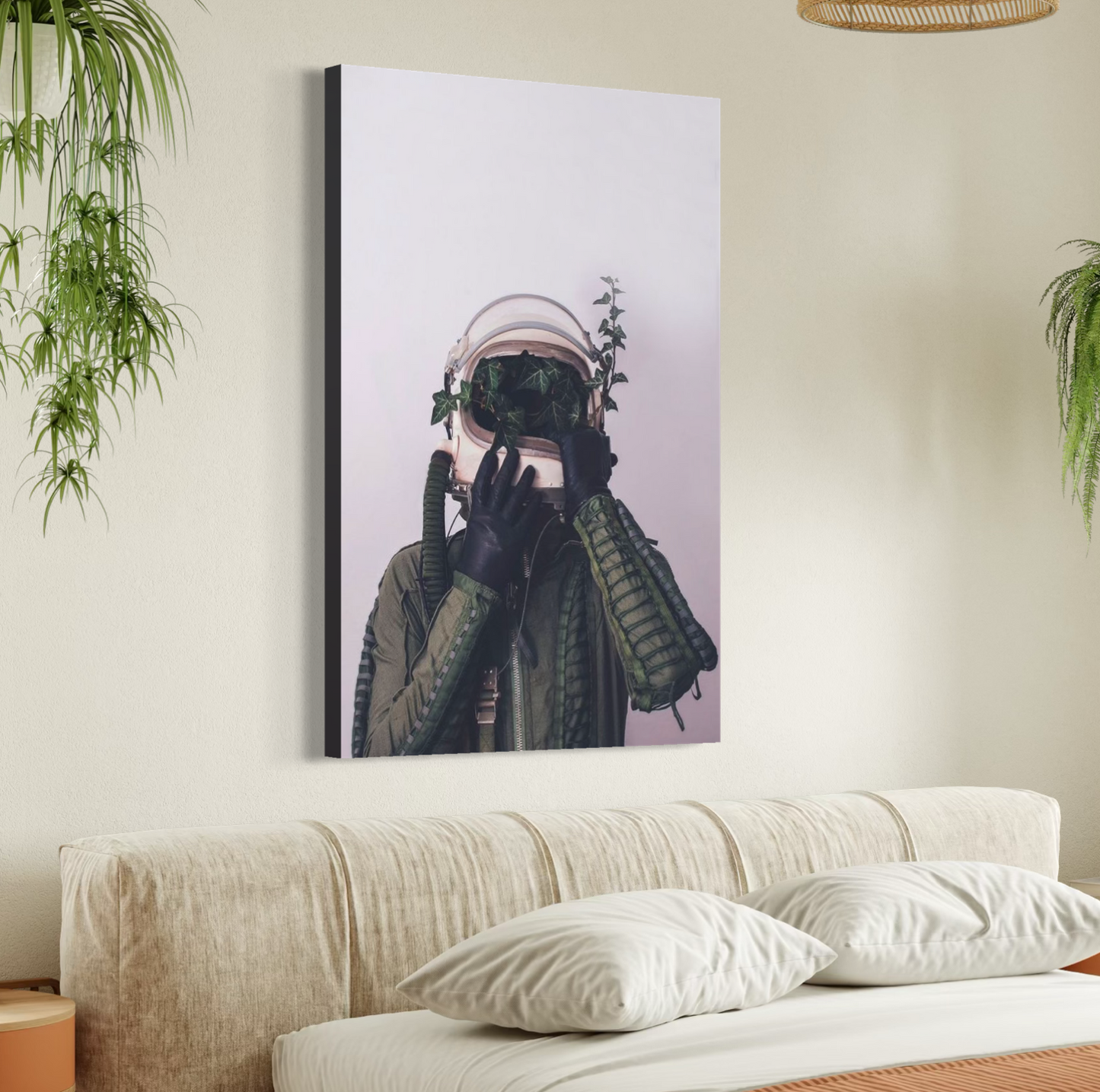 Cuadro decorativo canvas Astronauta 011