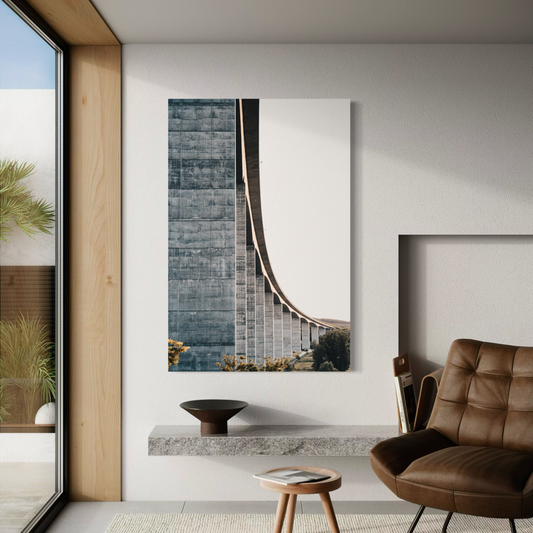 Cuadro decorativo canvas Arquitectura brutalista 008
