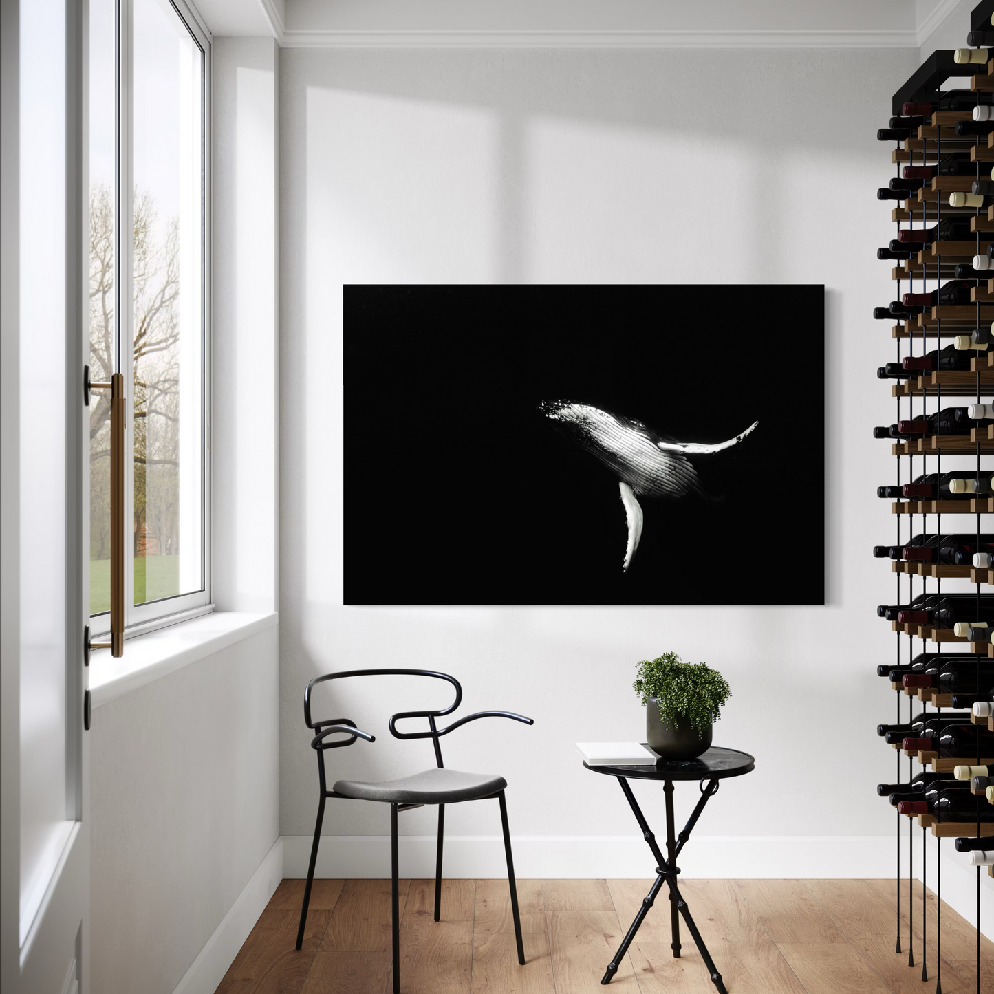 Cuadro decorativo canvas Ballena jorobada 002