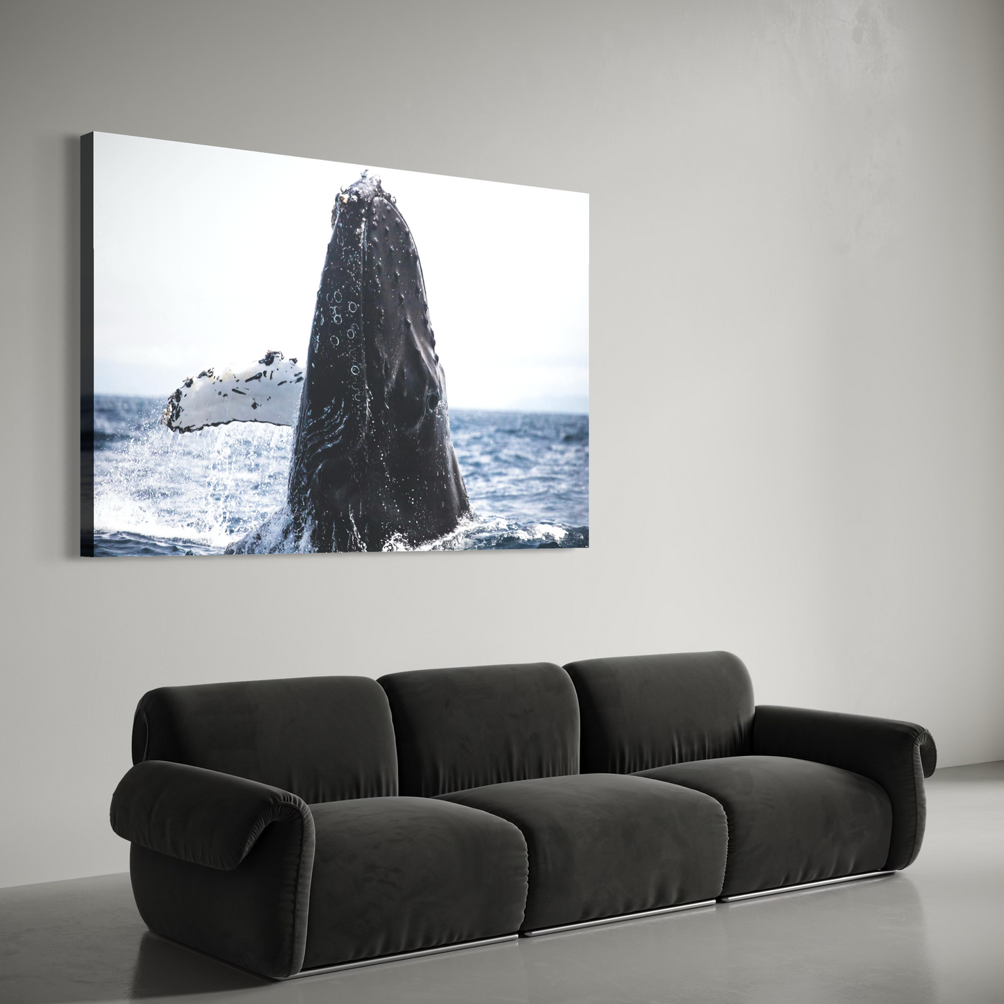 Cuadro decorativo canvas Ballena jorobada 001